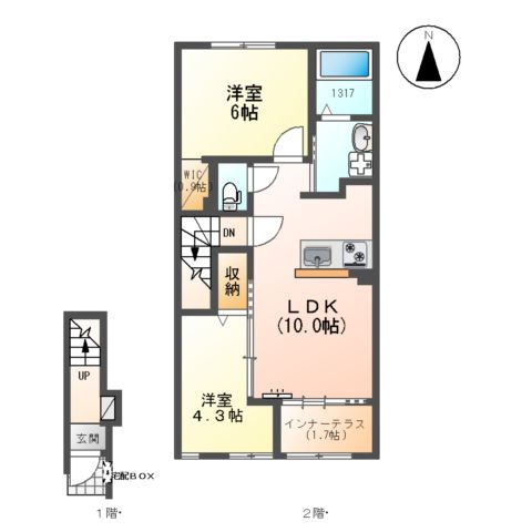 カーサ・クレールの間取り