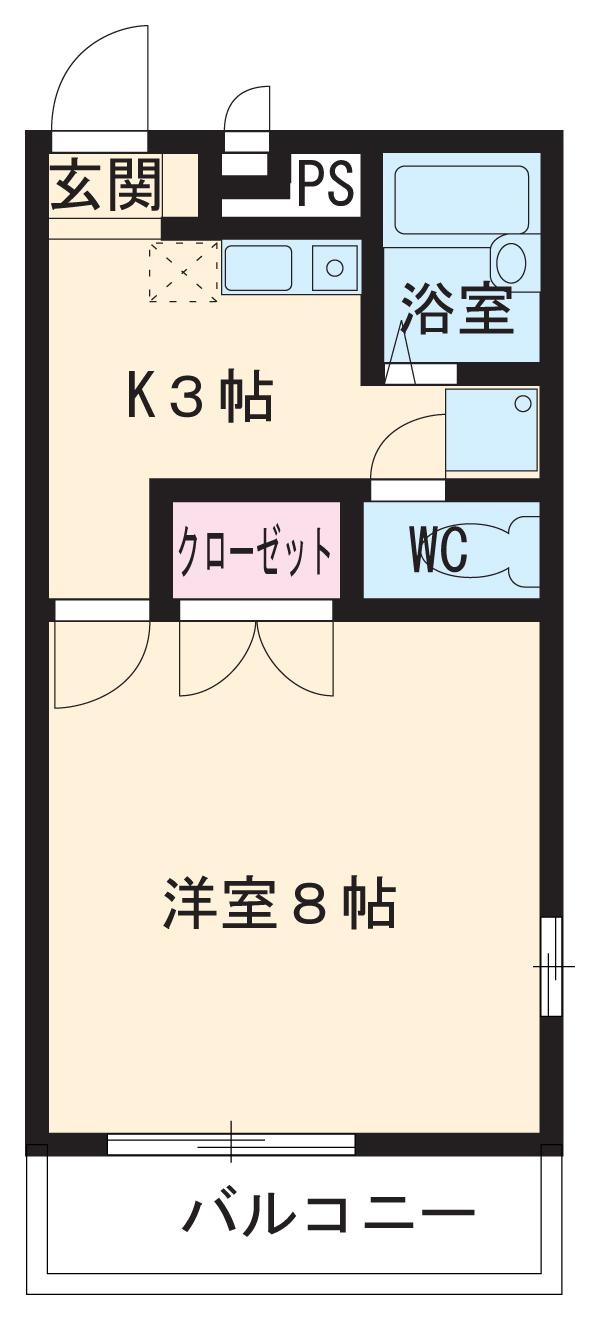 プレジール星の宮の間取り