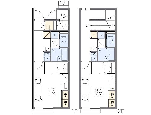 レオパレスComfort 煌の間取り
