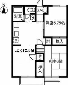 ハイツ森本の間取り