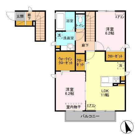 サニーヒルズⅠⅡⅢⅤの間取り