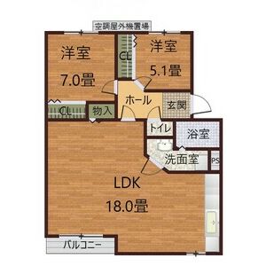 マンションCat's eyeの間取り