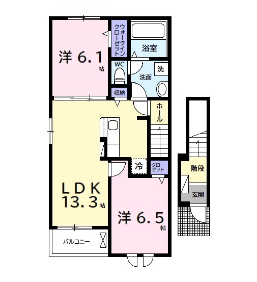 Kメゾン君津の間取り