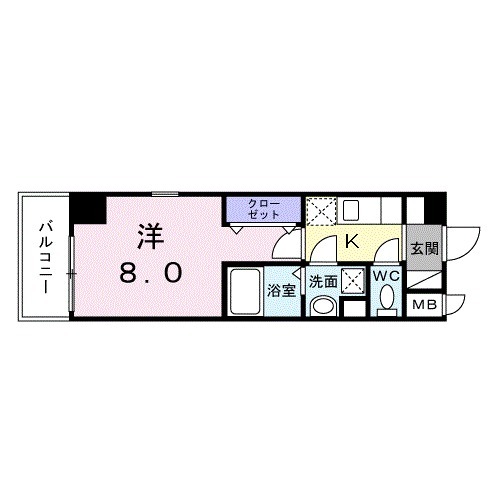 スアヴィス谷在家・09030号室の間取り