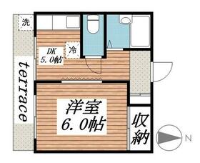 西部第3ハイツの間取り