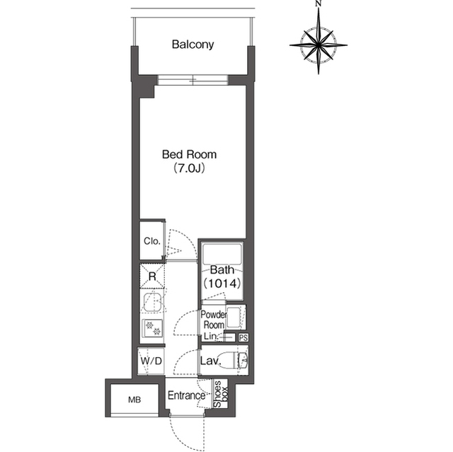 コンフォリア新大阪宮原Qの間取り