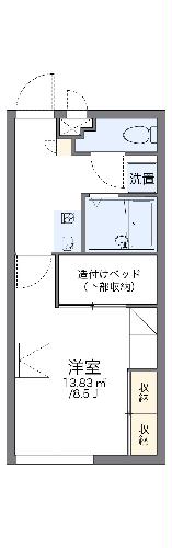 レオパレスグリューンの間取り