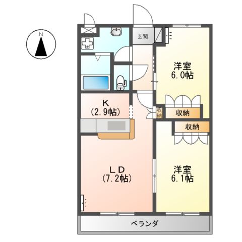 フォル・フリーデの間取り