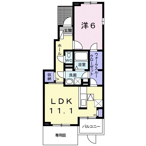 セレーノ エストⅡの間取り