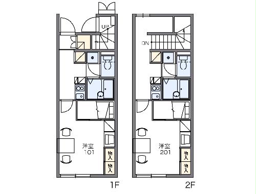 レオパレスアンジェラの間取り