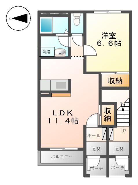 プランドールＫの間取り