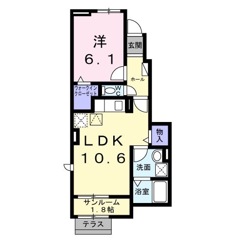 サザンクロスの間取り