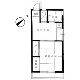 若竹荘の間取り