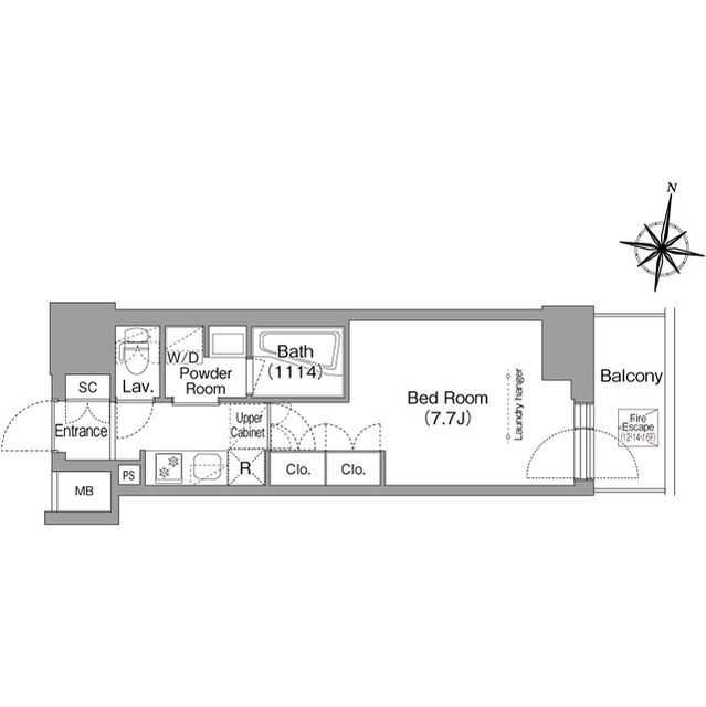コンフォリア南品川の間取り