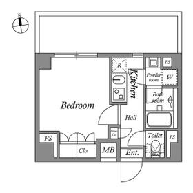 ALTERNA神楽坂Ⅱの間取り
