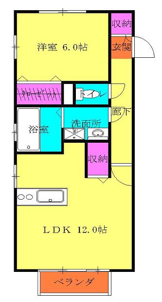 フィットK2の間取り
