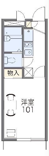 レオパレスルシータ21の間取り