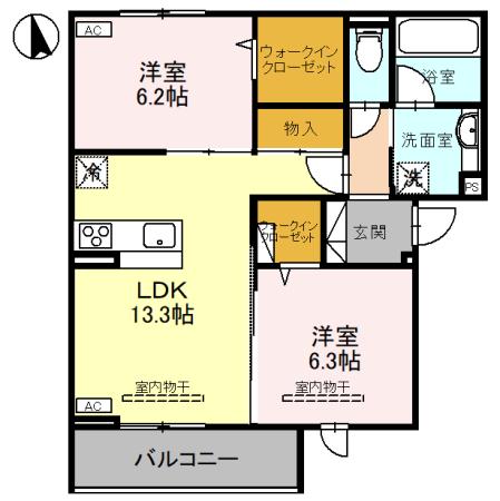 ファンタジーの間取り