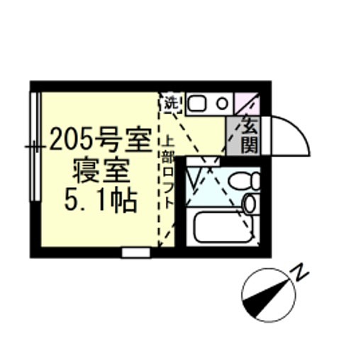 衣笠アーネストラザフォードの間取り