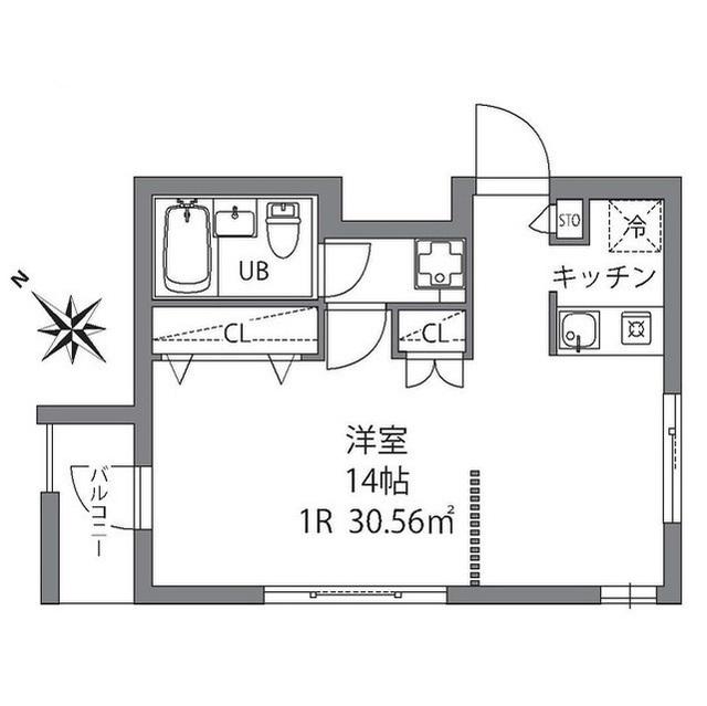 プラティーク門前仲町の間取り