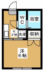 ハイツトキワ・102号室の間取り