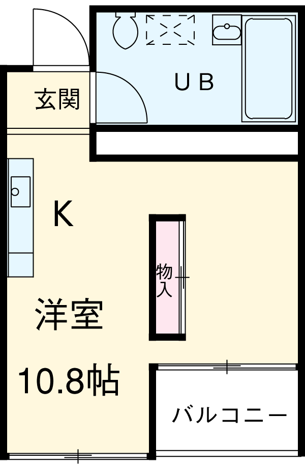 ＢＡＵＷＥＲＫ・503号室の間取り