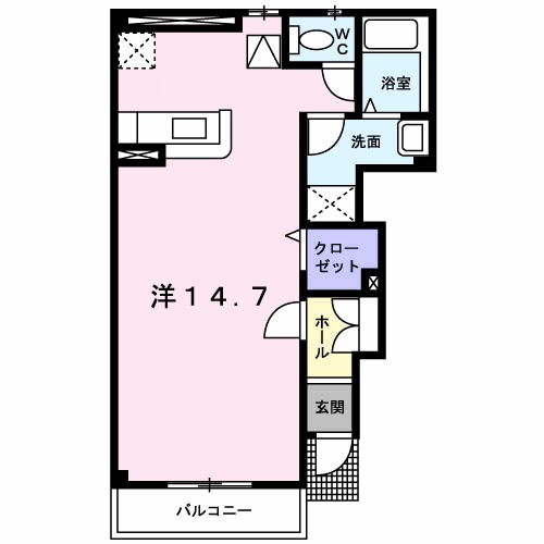 アルモニーMの間取り