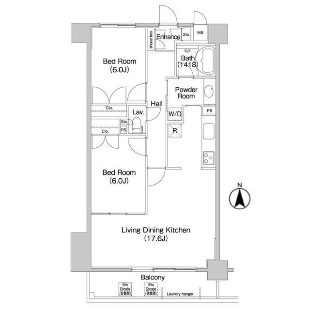 コンフォリア新子安の間取り
