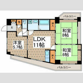 マンションコイズミの間取り