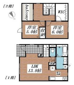 メゾンゴッドメイクⅡの間取り