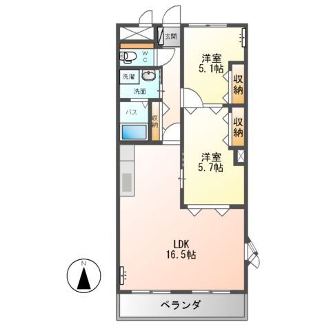 シャトー・グランチェスタの間取り