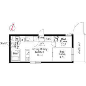 CASA PIAZZA 桜新町の間取り