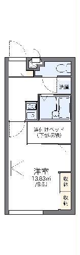 レオパレスZⅡの間取り