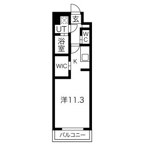 アスヴェル京都東堀川の間取り