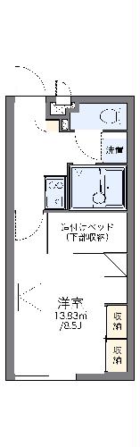 レオパレスＴｏｍｏ・102号室の間取り
