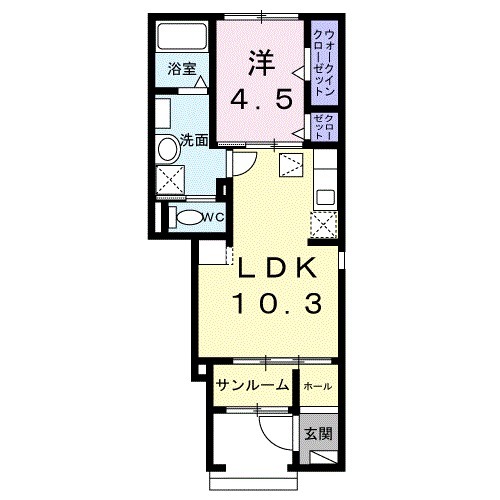 グリーンステージ小池駅前の間取り