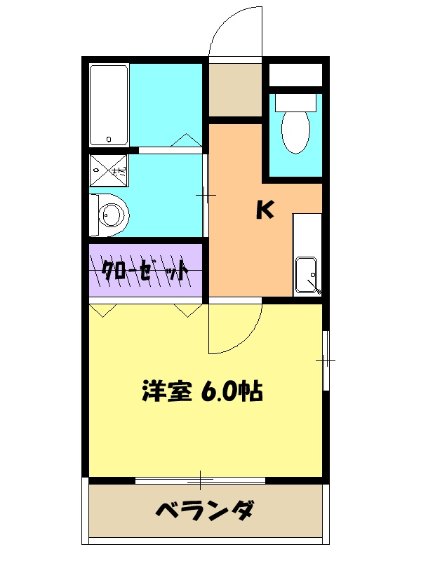 アンジェⅢの間取り