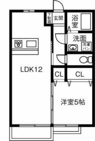 サンハイツ和佳の間取り