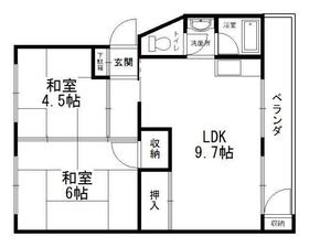 コープ泉風苑(403号)の間取り
