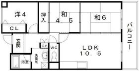 プリムローズ岸和田の間取り