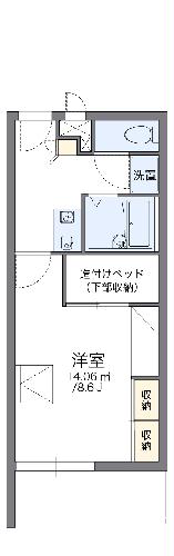 レオパレスフォレストの間取り
