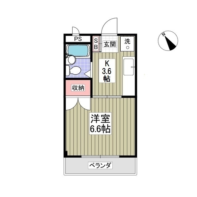 クーノス北坂戸の間取り