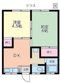 亀井ハイツの間取り