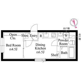 CASA PIAZZA 新蒲田の間取り