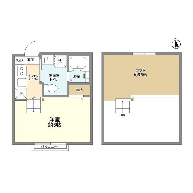 ｃｈａｌｅｔプラス駿河台・104号室の間取り