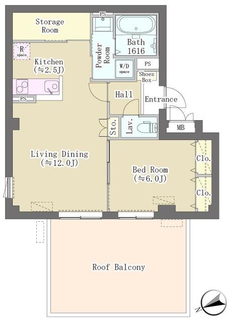 HILL TOP RESIDENCE OSAKIの間取り