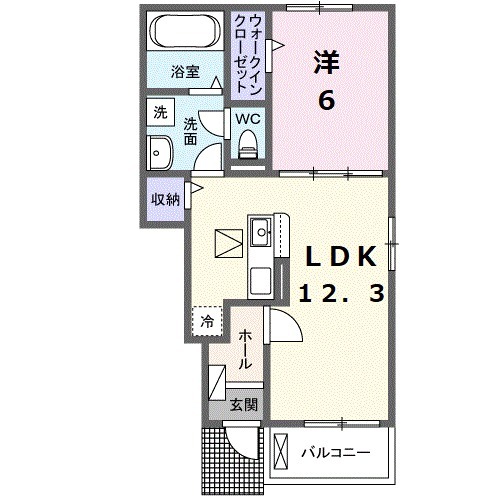 アンソレイユの間取り