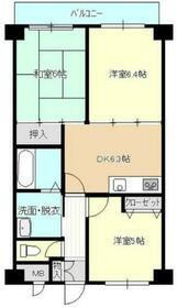 ボンノール新大津の間取り