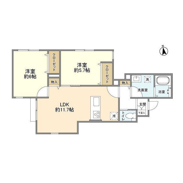 カゼッタスッドの間取り