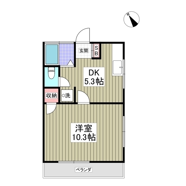 コーポニューオリンズの間取り